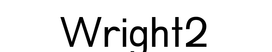 Wright2 Font Download Free
