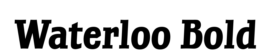 Waterloo Bold Font Download Free