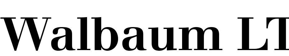 Walbaum LT Bold Font Download Free