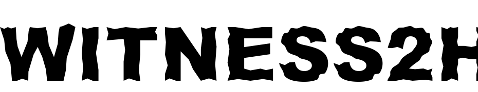 Witness2HB Font Download Free