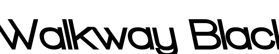 Walkway Black Rev Oblique Font Download Free