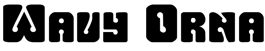 Wavy Ornamental Font Download Free