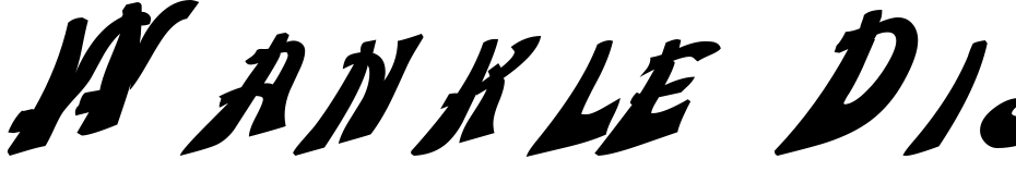 Wankle Display Caps Bold Font Download Free