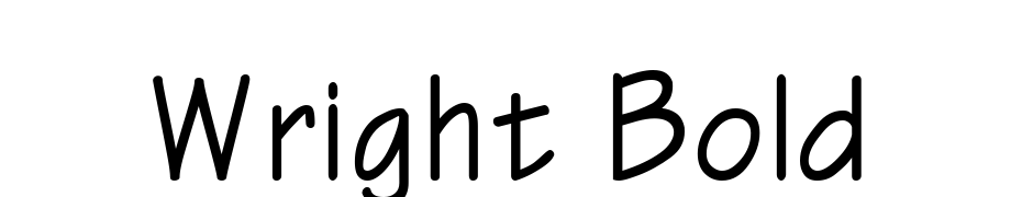 Wright Bold Font Download Free