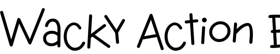 Wacky Action BTN Font Download Free