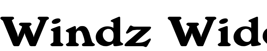 Windz Wide Normal Font Download Free
