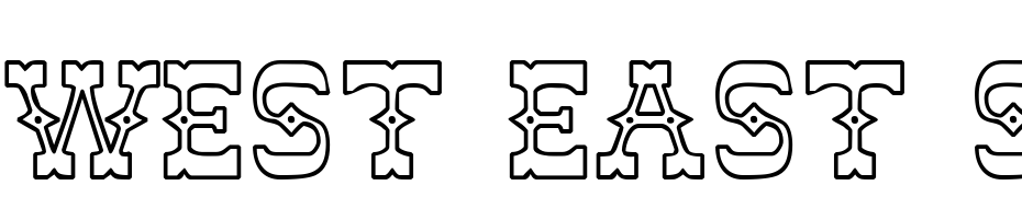 West East St O Font Download Free