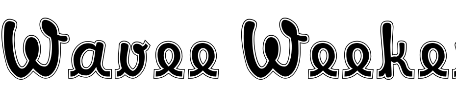 Wavee Weekend Double Font Download Free