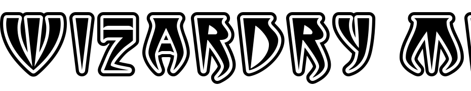 Wizardry MF Contour Font Download Free