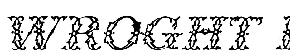 Wroght Iron Italic Font Download Free