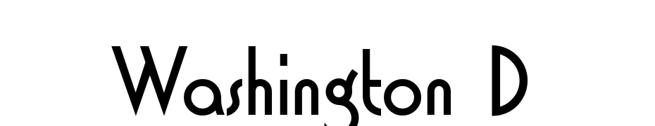 Washington D Font Download Free