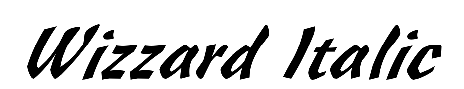Wizzard Italic Font Download Free