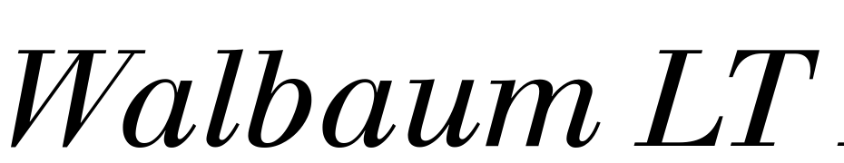 Walbaum LT Italic Font Download Free