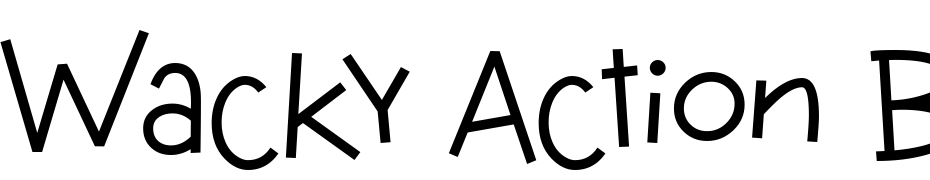 Wacky Action BTN Square Font Download Free