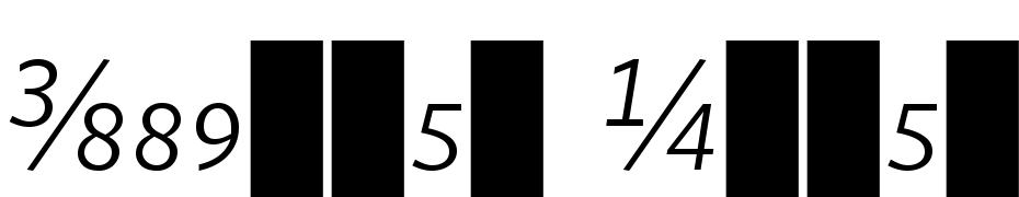 Whitney Numeric Light Italic Font Download Free