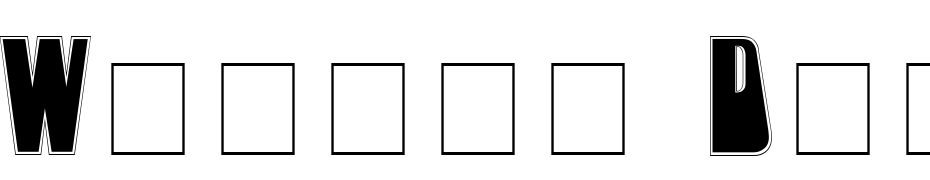 Woogie Display Outline Caps SSi Font Download Free