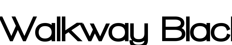 Walkway Black Font Download Free