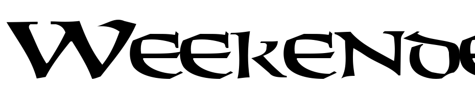 Weekender Regular Font Download Free