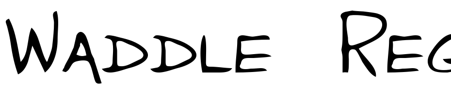 Waddle Regular Font Download Free