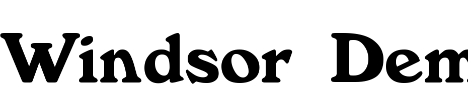 Windsor Dem Font Download Free