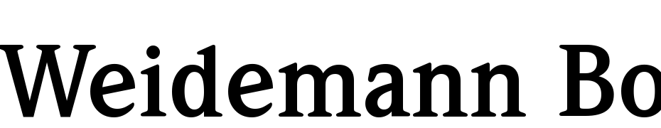 Weidemann Bold BT Fuente Descargar Gratis