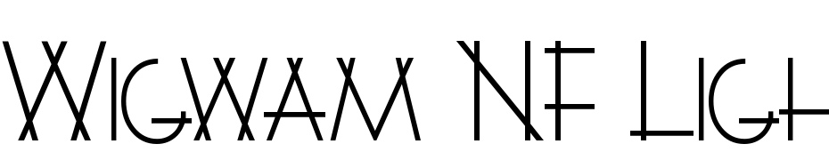 Wigwam NF Light Font Download Free