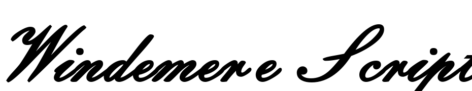 Windemere Script SSK Bold Font Download Free
