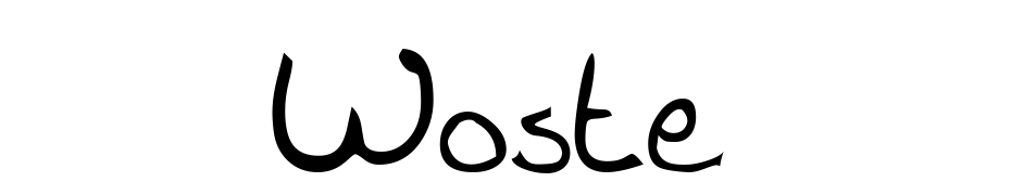 Woste Font Download Free