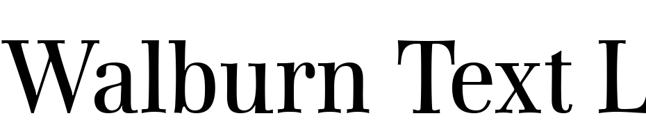 Walburn Text Light Font Download Free