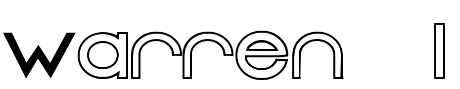 Warren   1 Font Download Free