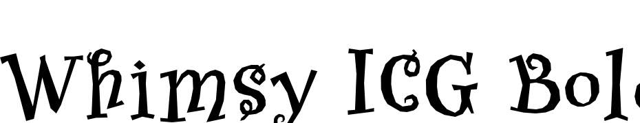 Whimsy ICG Bold Font Download Free