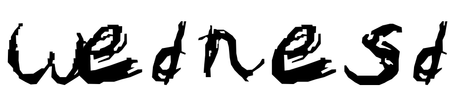 Wednesday 74 Font Download Free