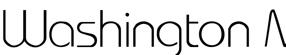 Washington Metro Font Download Free