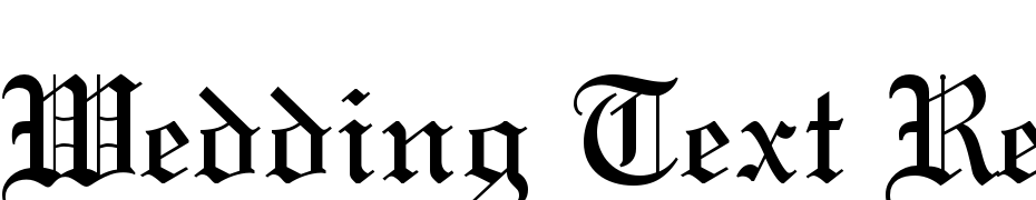 Wedding Text Regular Font Download Free