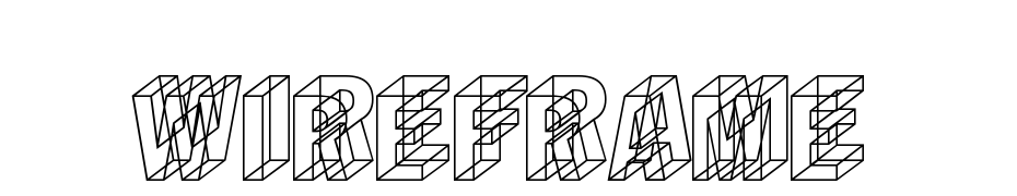 Wireframe Polices Telecharger