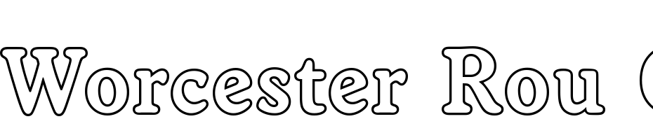 Worcester Rou Out DBol Font Download Free