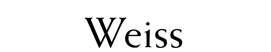 Weiss Font Download Free