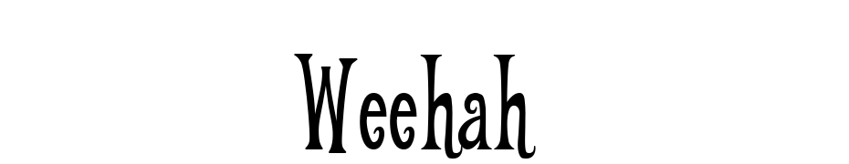Weehah Font Download Free