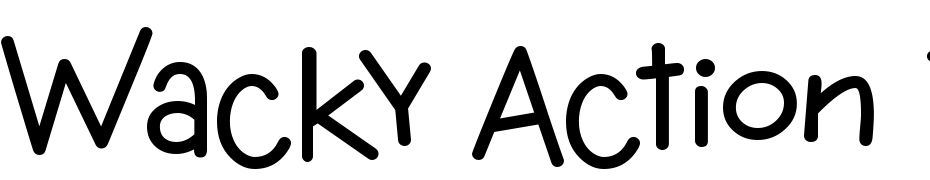 Wacky Action BTN Bold Font Download Free