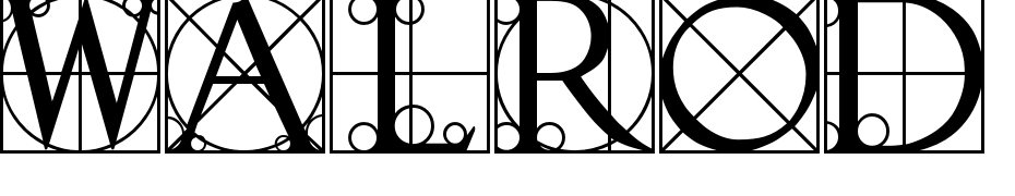 Walrod Regular Font Download Free