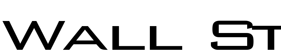 Wall Street Extended Font Download Free