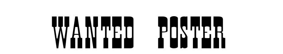 Wanted Poster Font Download Free