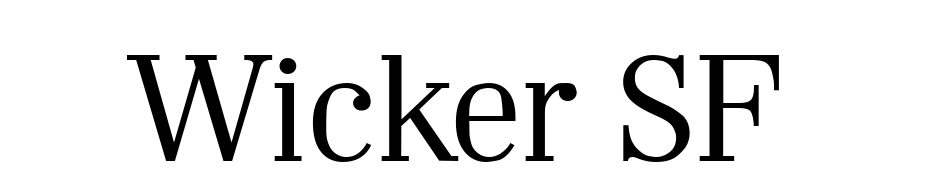 Wicker SF Font Download Free