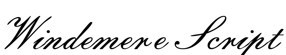 Windemere Script SSK Font Download Free
