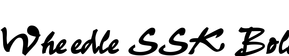 Wheedle SSK Bold Font Download Free