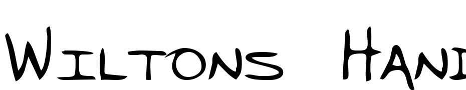 Wiltons Hand Regular Font Download Free