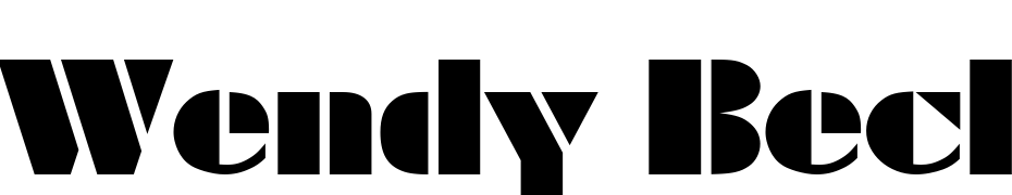 Wendy Becker Extended Font Download Free
