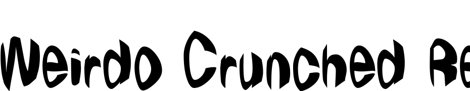 Weirdo Crunched Regular Font Download Free