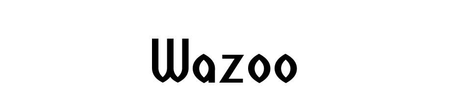Wazoo Font Download Free