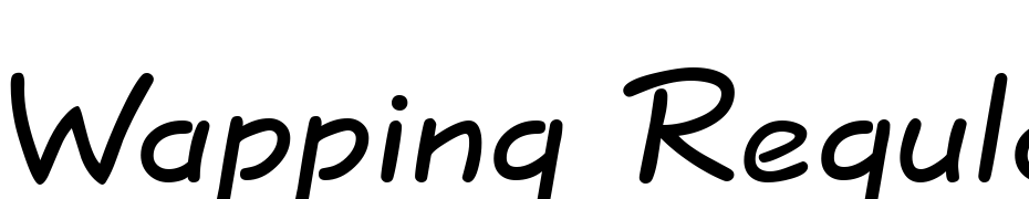 Wapping Regular Font Download Free
